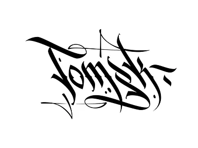 Siberientaliq calligraffiti calligraphy design lettering letters logo oriental