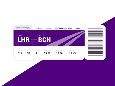 Daily UI - Day 24: Boarding Pass 024 boardingpass dailyui ui