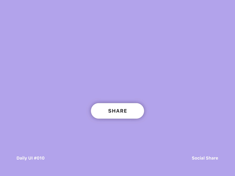 Daily UI #010 Social Share app dailyui dailyui010 interaction interface share share button ui