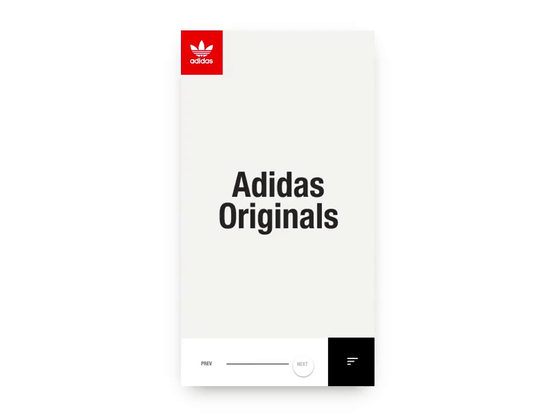 Adidas Original Mobile Landing adidas animation app design ecommerce gif invision studio invisionstudio ios iphone landing page loading animation loading screen mobile ui ux animation ux design web design