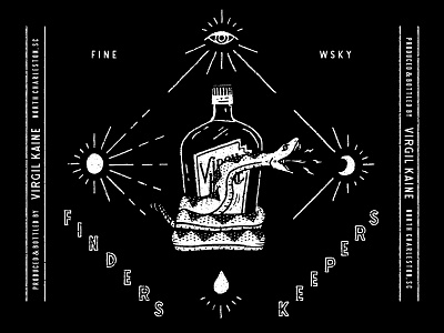 Finders Keepers pt.1 bandana bourbon brand development branding hand drawn illustration liquor sketch snake spirits texture type typography whiskey