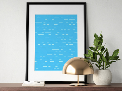 Sea Breeze abstract art automatism design generative graphic design javascript minimalism p5js photoshop poster processing