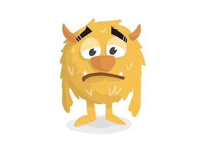 Glen - Sad branding cartoon cartoon art charachter design character design doodle hand drawn illustration ilustration monster ui