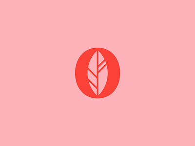 Leaf Mark brand branding design icon leaf logo mark monogram o
