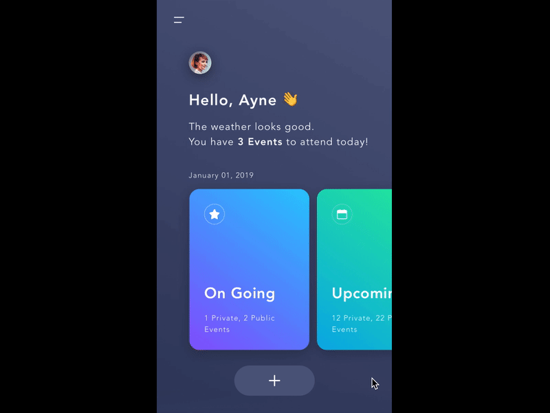 Event App design event event app