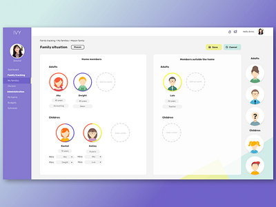 Fun home creation form for web application app color desktop drag n drop form web application web desgin