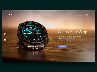 Fnd Watch animation app apple watch brand branding design elegant icon online shop online store smart watch ui ux vector watch watch design web website