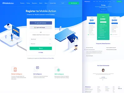 Register Page landing page register ui web web design