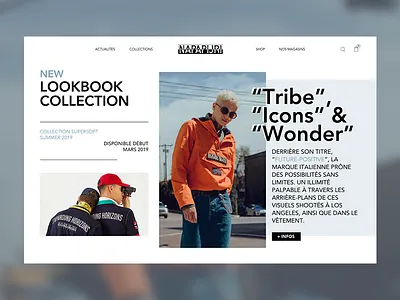 Napapijri design landing magazine minimal napapijri simple style ui urban ux valentin semes web web design webpage website