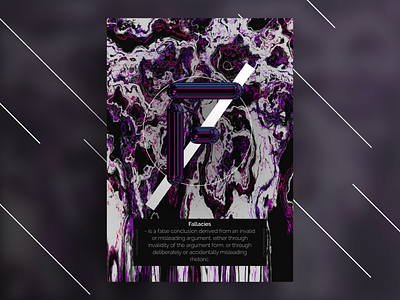 Fallacies 3d 3d art abstract color illustration pattern poster print simple surface pattern