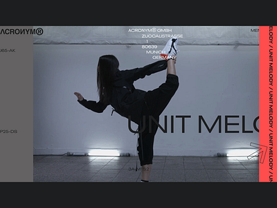 ACRNM | Desktop CTA clean concept creative design desktop ecommerce fullscreen minimal photo promo typography ui ux web webdesig webdesign website