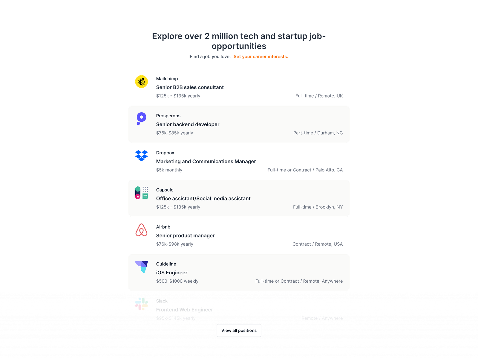 Jobs Directory Listing Preline UI by Zafar for htmlstream on Dribbble