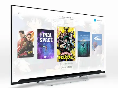 Daily UI - Day 25: TV App 025 app dailyui tv tv app ui