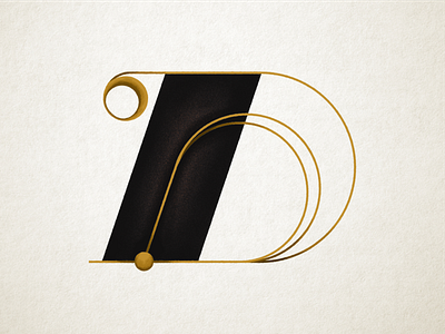 36 Days Of Type: D 36 days 36 days of type 36 days of type lettering custom type custom typeface custom typography d design drop cap drop cap d drop caps illustration mark type type art type challenge type daily typography vector