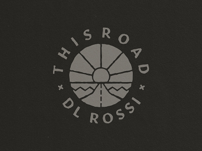 And Anotha One badge design merch mountain patch road shirtdesign sticker sunset