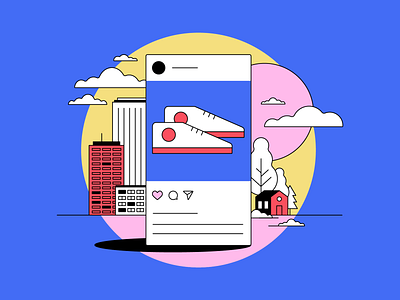 Personalized Retargeting ads branding design email illustration line work retargeting