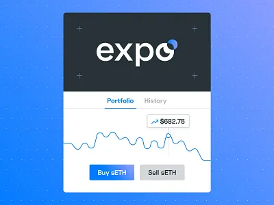 Expo trading block chain crypto cryptocurrency expo exponent moon trading card