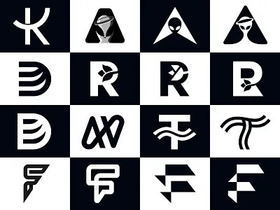 Logo collection - Dribbble Shots Logofolio 2022 brand identity branding design graphic design icon illustration lettermark logo logo collection logo design logo designer logo maker logofolio logos mark modern logo monogram symbol typography vector