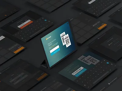 Roverpix App app dark design system interface design photo app studio tablet ux design