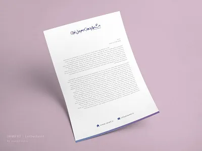 IWMF97 | Letterhead Design design design app design art graphic graphist iran iwmf iwmf97 letterhead letterhead design saeed edrisi tehran