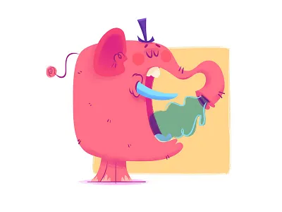 Mr. E 36 days of type animal animals character character design illustration kidlitart