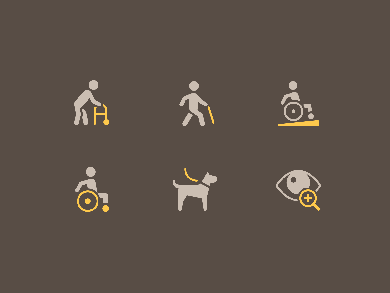 Example of Accessibility Icons