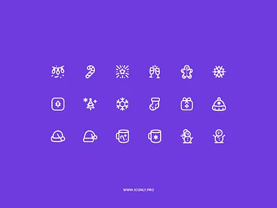 Iconly Pro, Christmas! 🥳 christmas design graphic design holiday icon icondesign iconly iconly pro iconography iconpack icons iconset snow ui ux