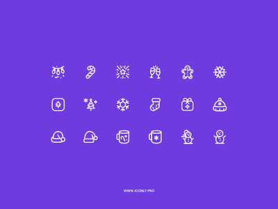 Iconly Pro, Christmas! 🥳 christmas design graphic design holiday icon icondesign iconly iconly pro iconography iconpack icons iconset snow ui ux