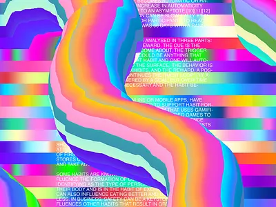 Gradient Lines Poster abstract abstract art artwork colorful cyberpunk everyday art everydays gradient gradient background gradient design graphic design iridescent klarens lines poster poster a day poster art poster challenge poster collection vaporwave