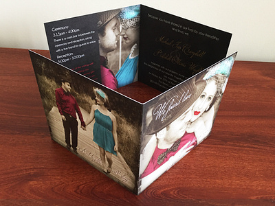 Wedding Invites for Bek & Michael krystlesvetlana print design wedding design wedding invites