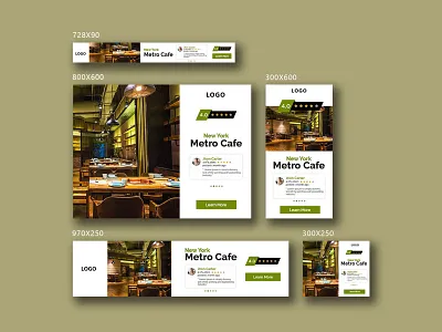 New York Metro Cafe banner banner bazaar banner design banner small bannerbazaar cover creative banner design google ad banner sale social media banner