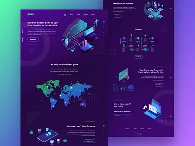 Oasis Stock Market Analysis Website Concept adobe xd clean dark fancy illustration interaction design landing page logo market stock stock exchange typography ui uxui vector web design webpage website