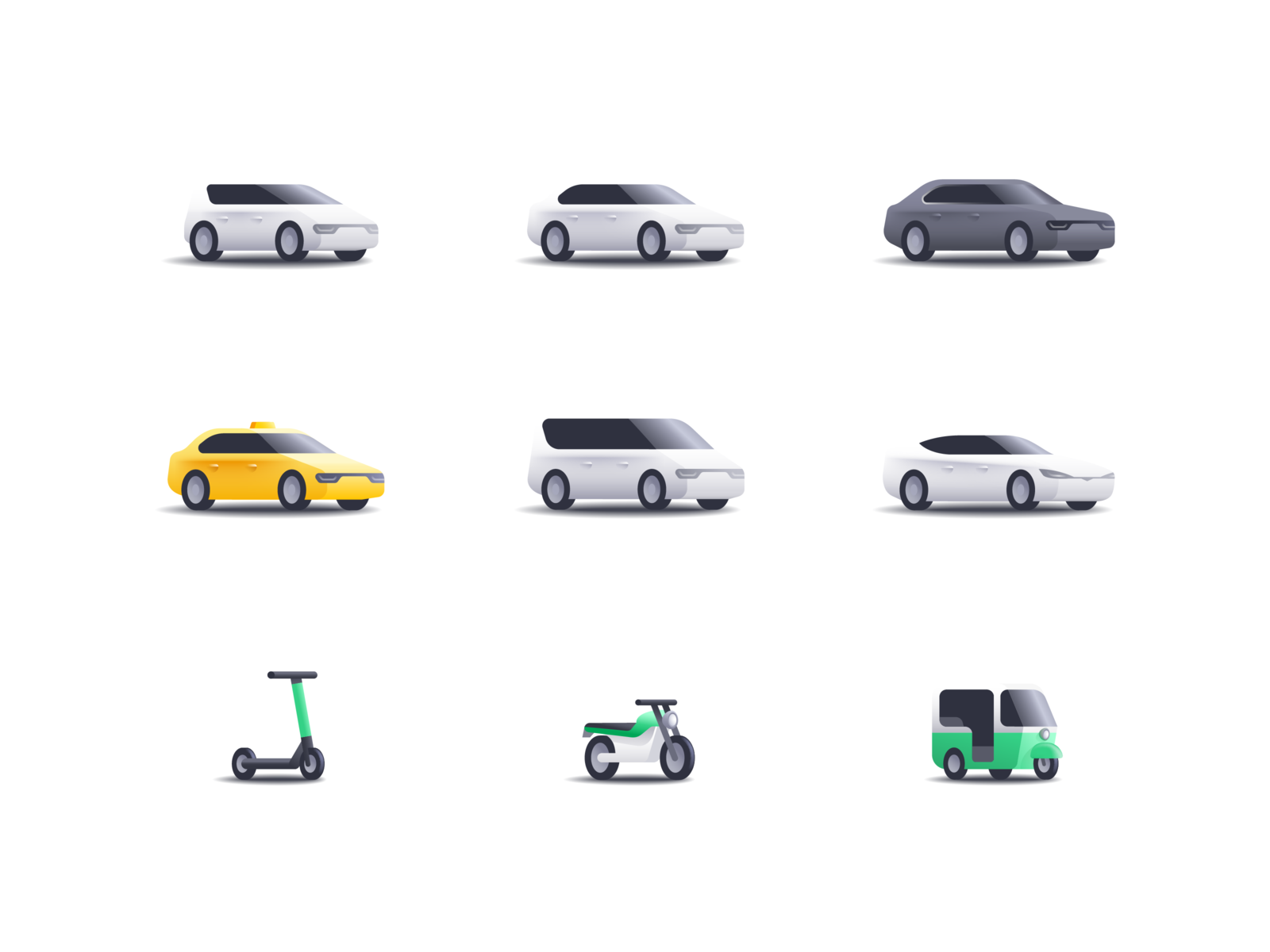 Example of Bolt Category Vehicles