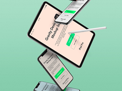 Free Gravity Psd Devices UI Mockup ipad pro mockup psd ipad pro
