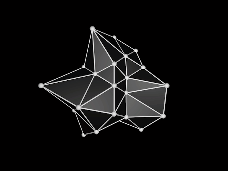 Abstract Move 3d 3d animation abstract cinema 4d connect dots lines motion design motion graphics science