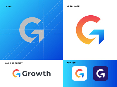 Growth logo design a b c d e f g h i j k l m n app icon arrow brand identity branding g logo graphic design grow growth growth logo design icon letter letter mark logo logo logo trends 2023 logodesign mark modern logo o p q r s t u v w x y z symbol