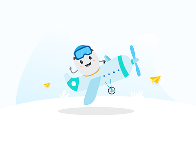 Taking off branding design flat icon illustration minimal vector