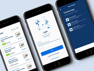 Lockr app design flinto prototype ui