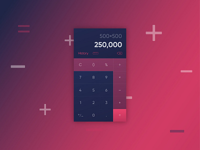 Daily Ui 004 Calculator 004 daily daily 100 dailyui dailyui004 design layout ui ui challenge vector