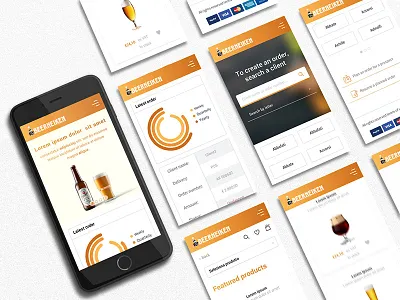 B2B Beer b2b beer business ui ux