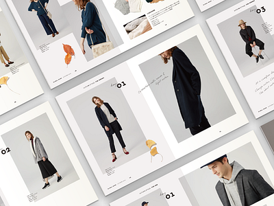 Autumn Catalogue autumn winter catalogue collection creative lead design fashion typography women fashion