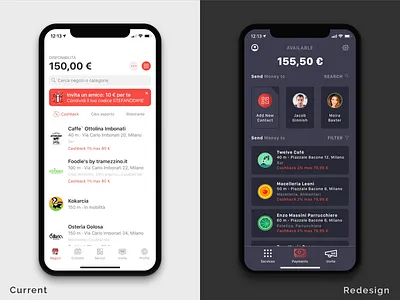 Satispay redesign app redesign ui ux