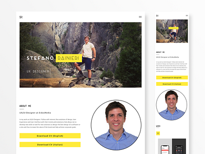 My personal portfolio website design portfolio ui ux web