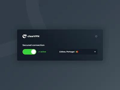ClearVPN app app ui flat mac ui8 vpn
