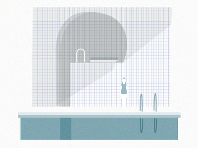 Pool 1 abstract art abstract illustration blue design digital drawing graphic design illustration shapes textured vector vector art vector illustration water