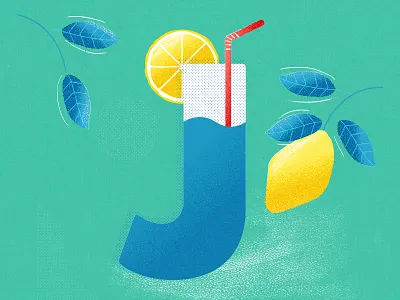 36 days of type J 36days 36daysoftype challenge daily illustration type