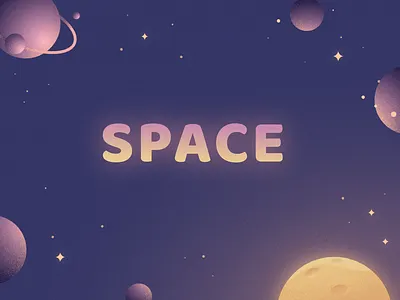 Cosmonautics Day design holiday illustration planet space star texture