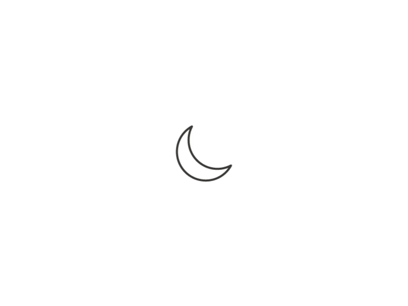 Moon + Twinkling Stars animated design digital flat gif icon illustration illustrator minimal minimalist modern moon simple sky sparkle stars thin line twinkle universe vector