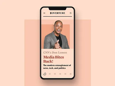 Overture - Mobile bold branding clean design hellohello humanity interface ios magazine minimal overture simple social the new york times typography ui ux web website