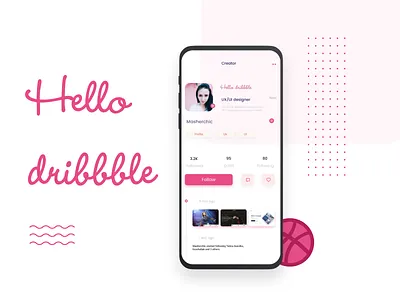 Dribbble app clean design designer figma follow me folow hellodribbble idea interface interface design minimal mobile mobile app ui ui ux design ux web web design website